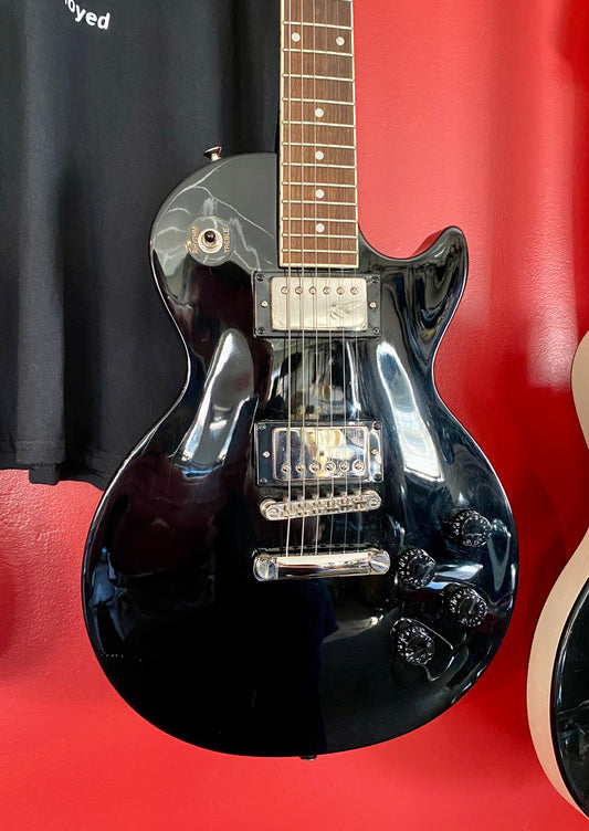 Epiphone Les Paul Tribute Electric Guitar - Ebony - with Hard Case - Used Consignment