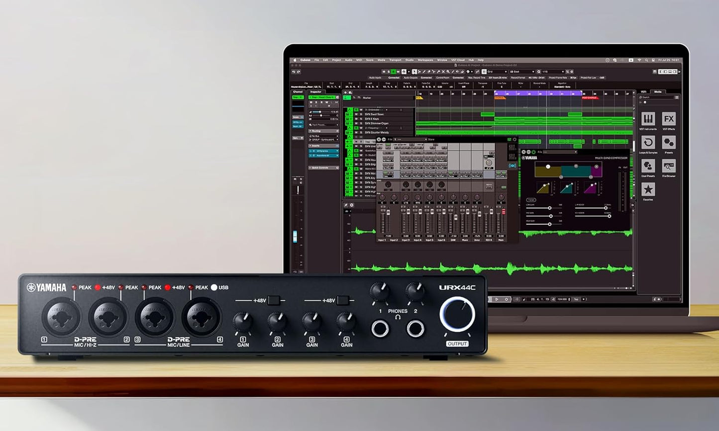Yamaha URX44C 32 Bit USB Audio Interface