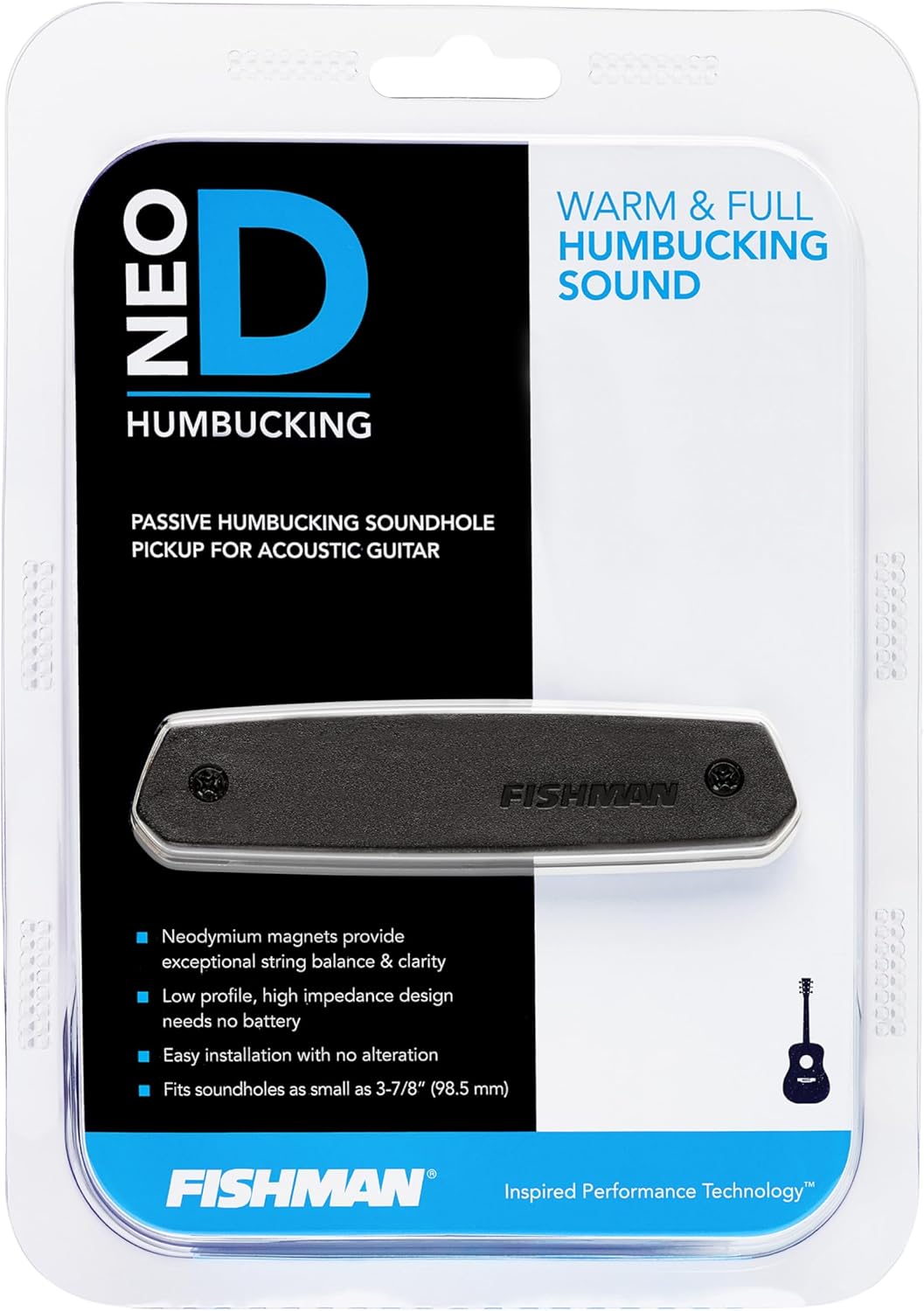 Fishman Neo-D Acoustic Sound Hole Humbucking Pickup