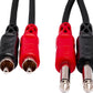 Hosa Unbalanced Interconnect Dual 1/4 in TS to Dual RCA - 4 Metres CPR-204