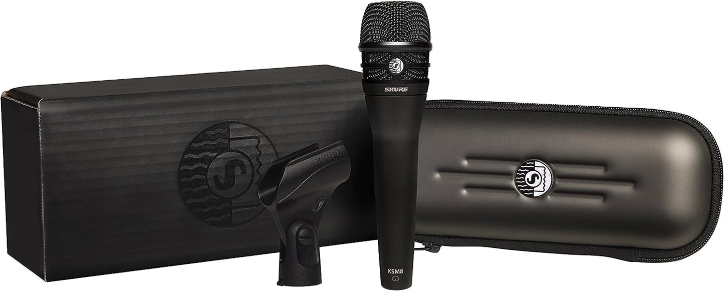 Shure KSM8/B Dualdyne™ cardioid dynamic vocal microphone - black
