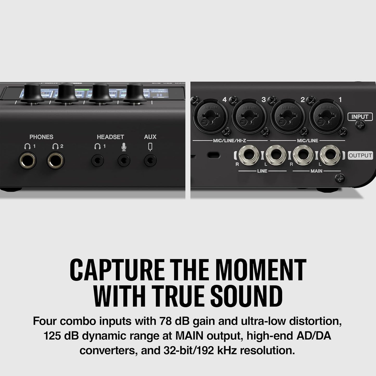 Yamaha URX44V B 32 Bit USB Audio Interface