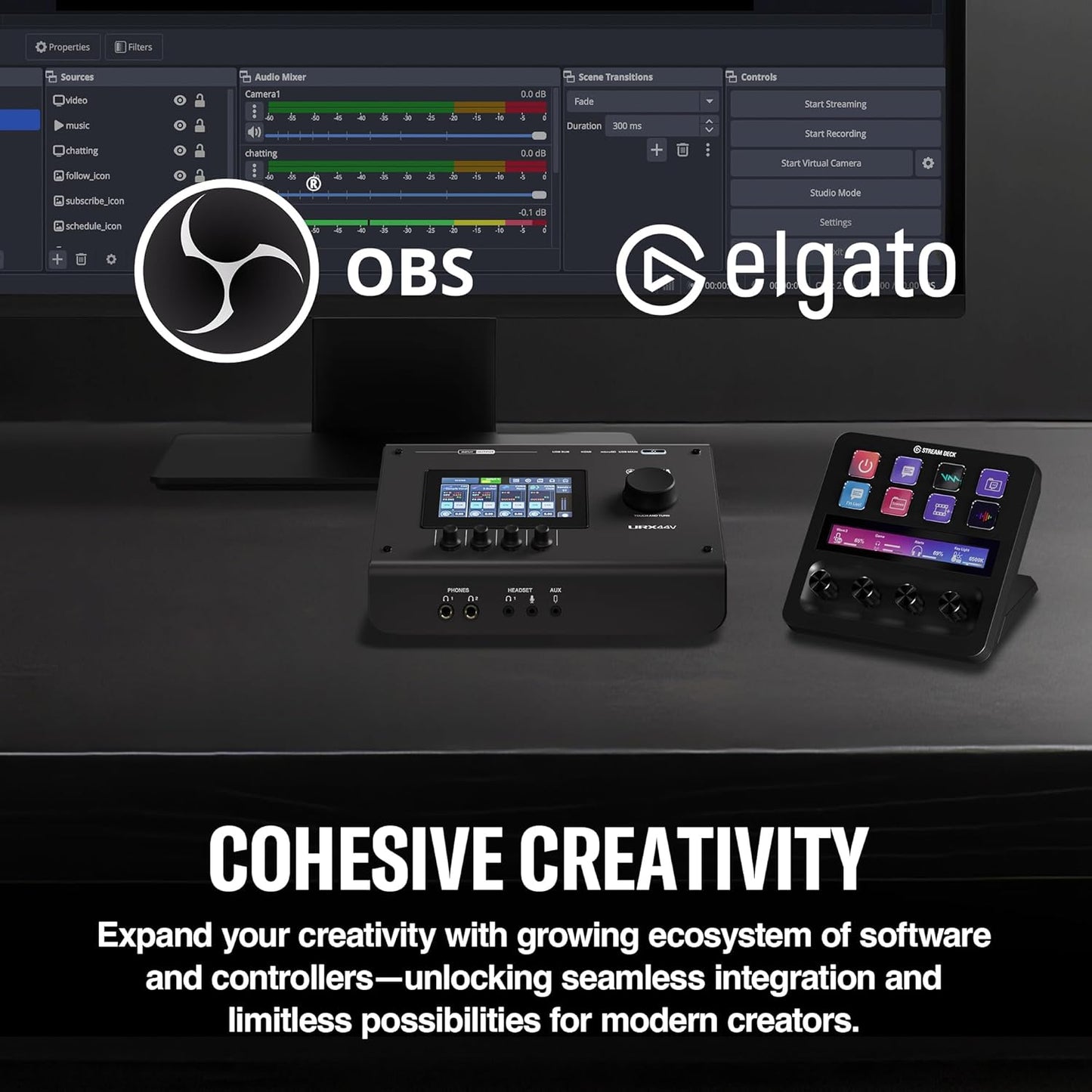 Yamaha URX44V B 32 Bit USB Audio Interface