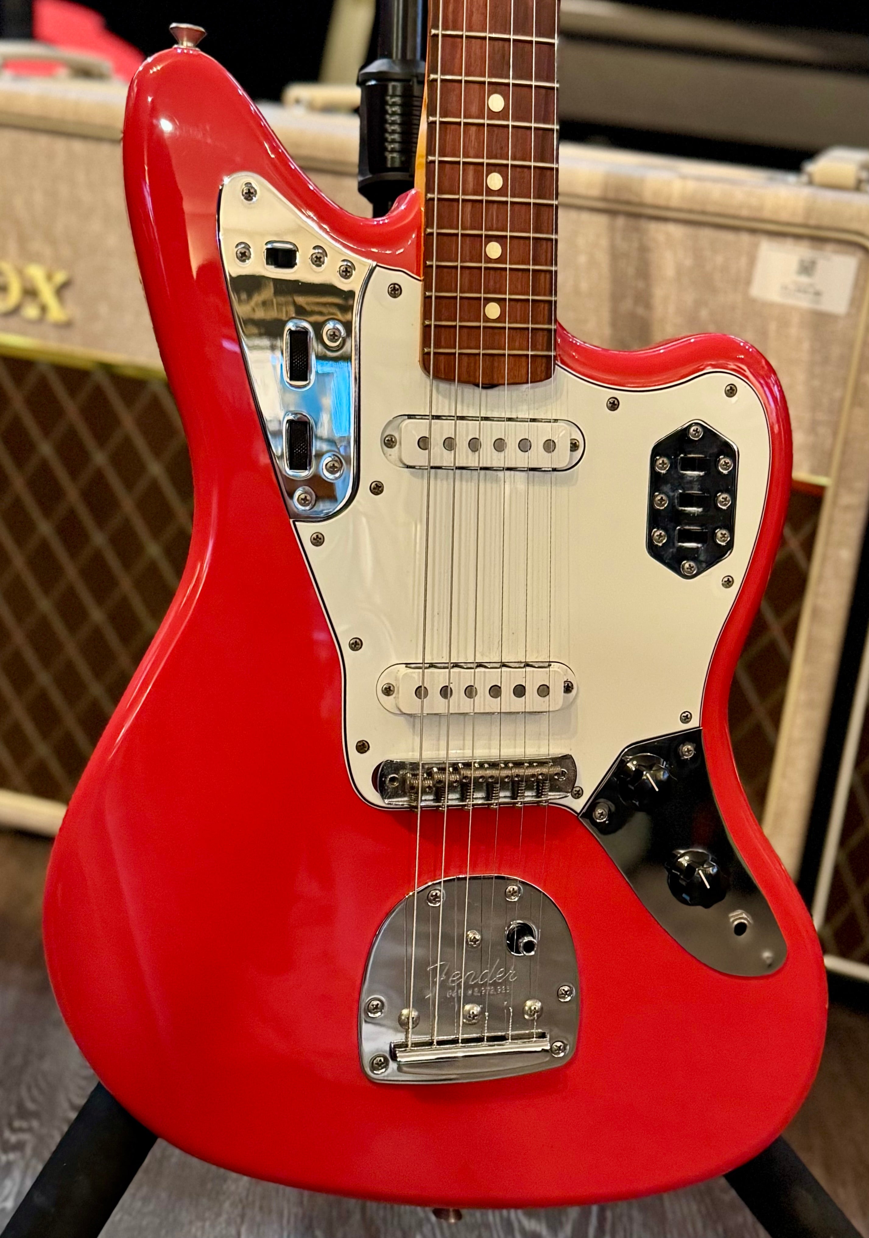 2018 Fender Classic 60S Jaguar Lacquer Fiesta Red – Rockit Music
