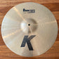 Zildjian 18" K Dark Thin Crash Cymbal K0904 - Used