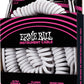 Ernie Ball 30' Coiled Straight/Angle Instrument Cable - White 6045EB