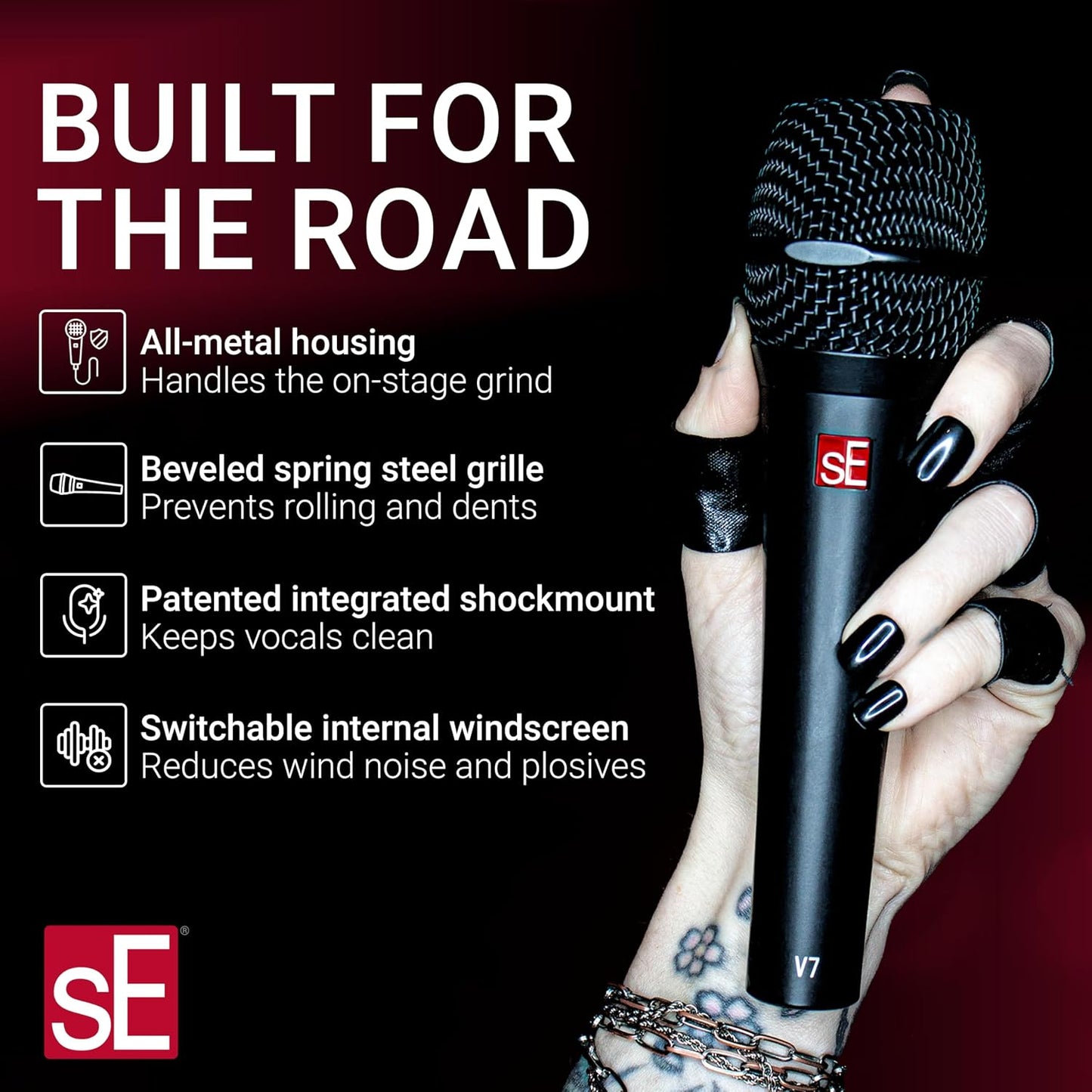 sE Electronics V7 Handheld Dynamic Vocal Microphone SE-V7