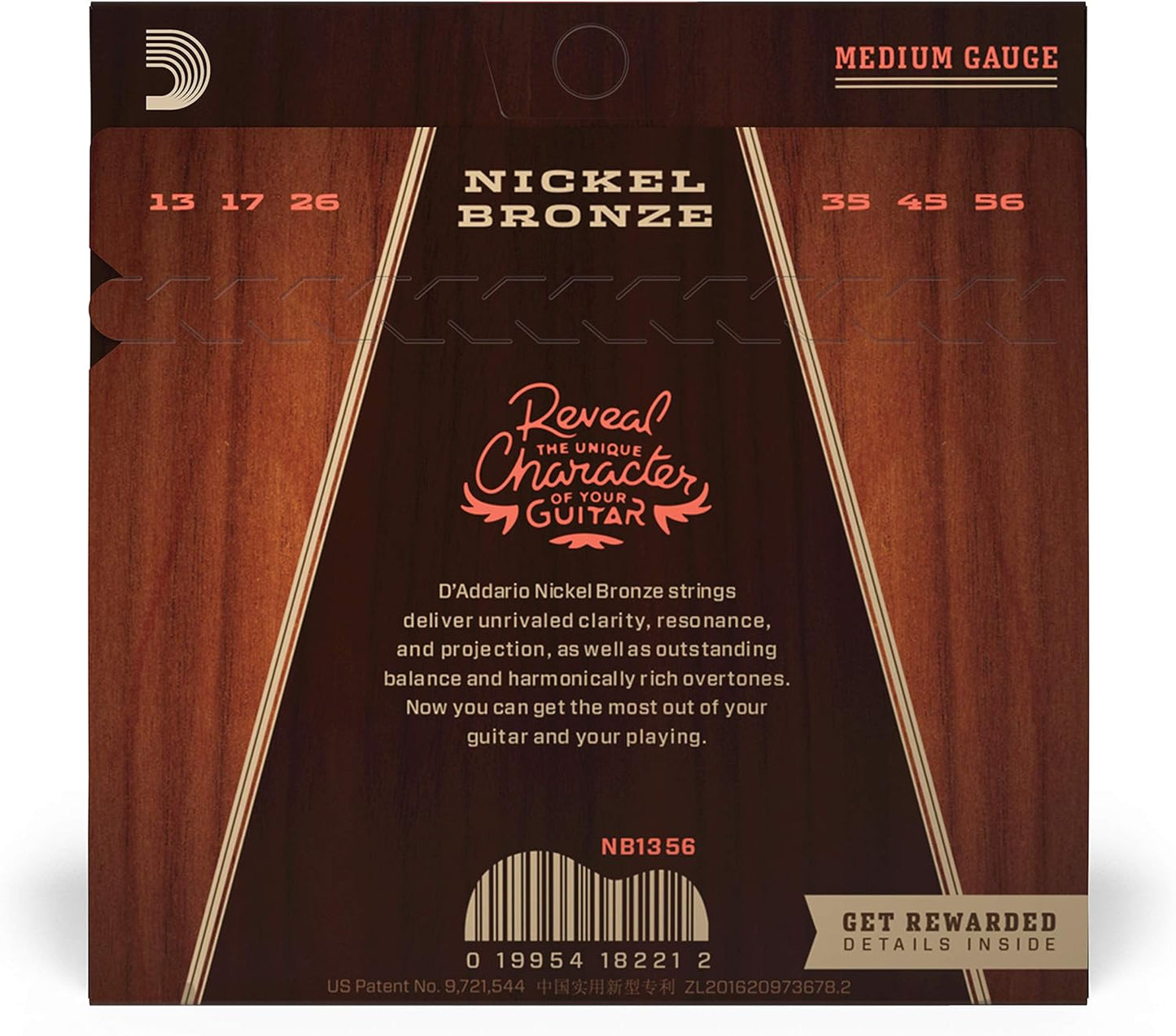 D'Addario Nickel Bronze Acoustic Guitar Strings