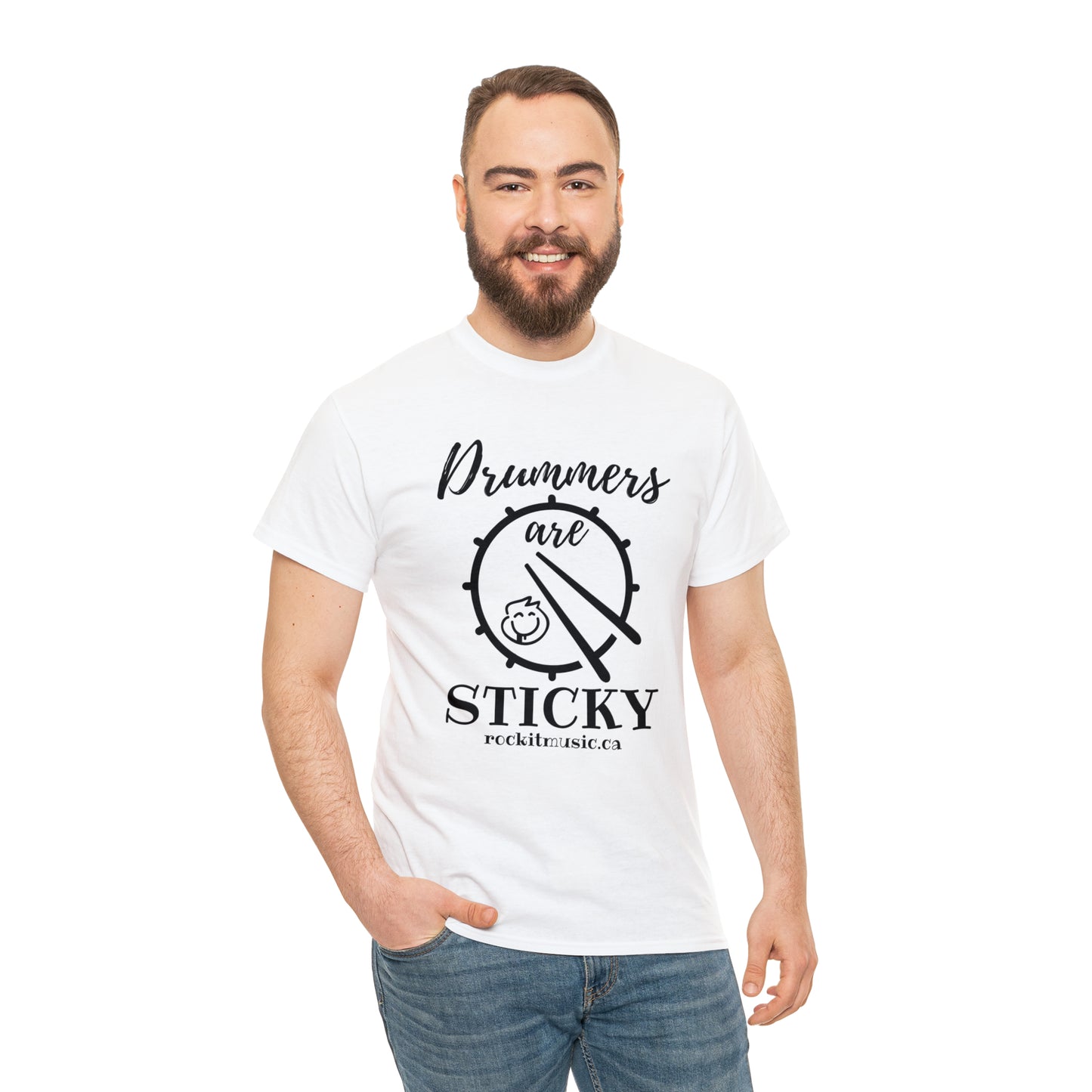 Rockit T-Shirt - Drummers are Sticky