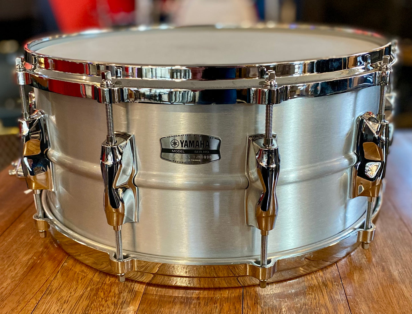 Yamaha Recording Custom Aluminum Snare Drum RAS1465 Used