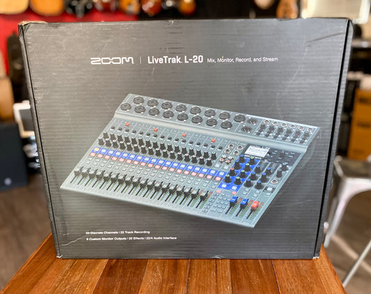 Zoom LiveTrak L-20 Digital Recording/Mixing Console - Used