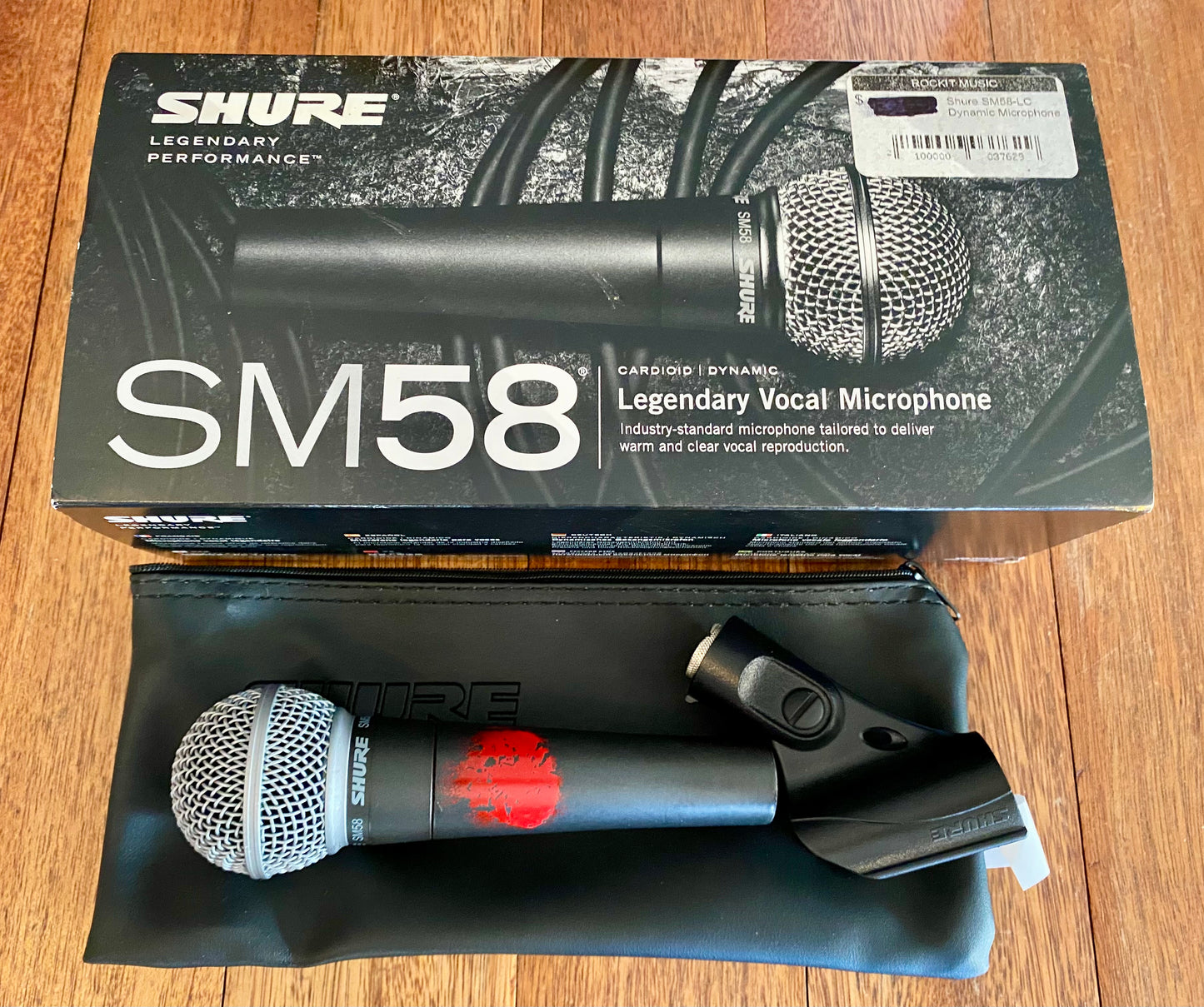 Shure SM58 Unidirectional/Cardioid Dynamic Microphone - Used