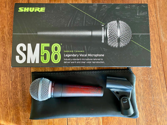 Shure SM58 Unidirectional/Cardioid Dynamic Microphone - Used