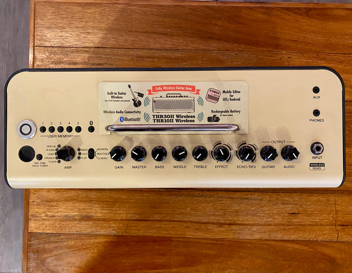 Yamaha THR30IIWL Wireless Desktop Electric Guitar Amplifier Used Consignment