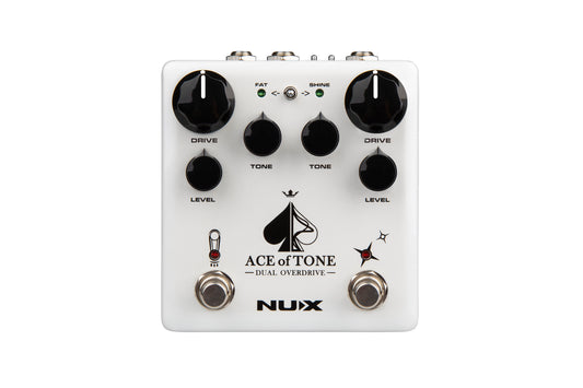 NUX NDO-5 Ace Of Tone Dual Overdrive Effects Pedal