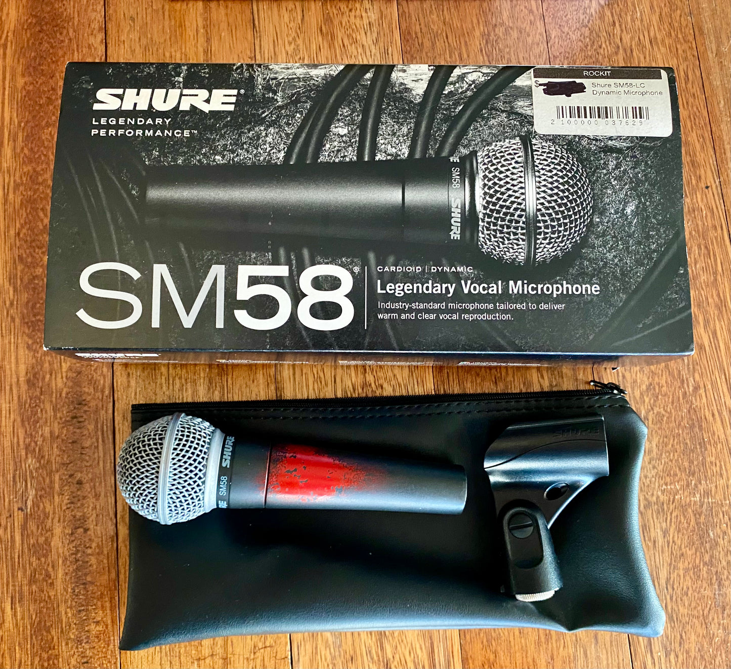 Shure SM58 Unidirectional/Cardioid Dynamic Microphone - Used