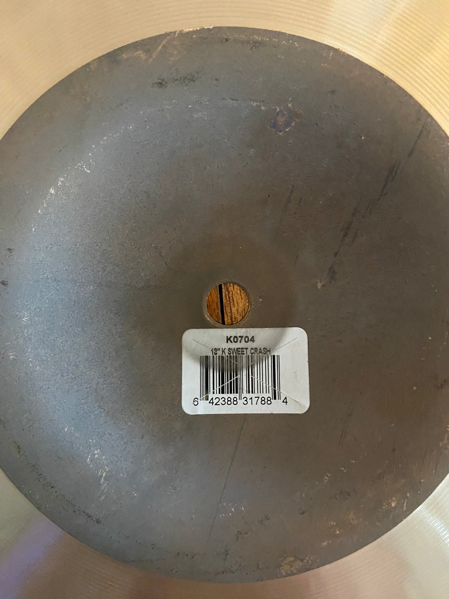 Zildjian 18" K Sweet Crash Cymbal K0704 Used Consignment