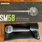 Shure SM58 Unidirectional/Cardioid Dynamic Microphone - Used