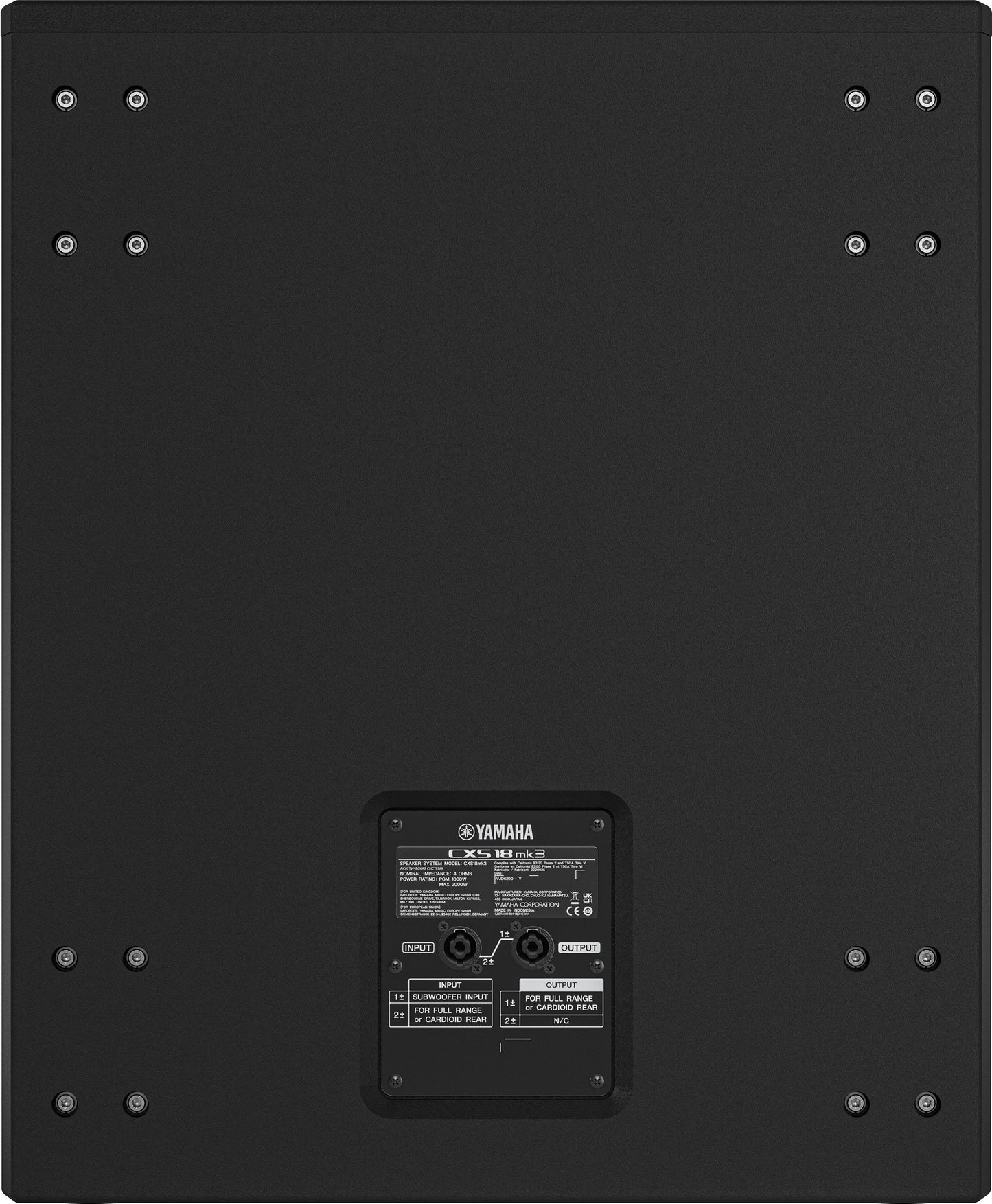 Yamaha CXS18MK3 Passive Subwoofer CXS18 Mk3