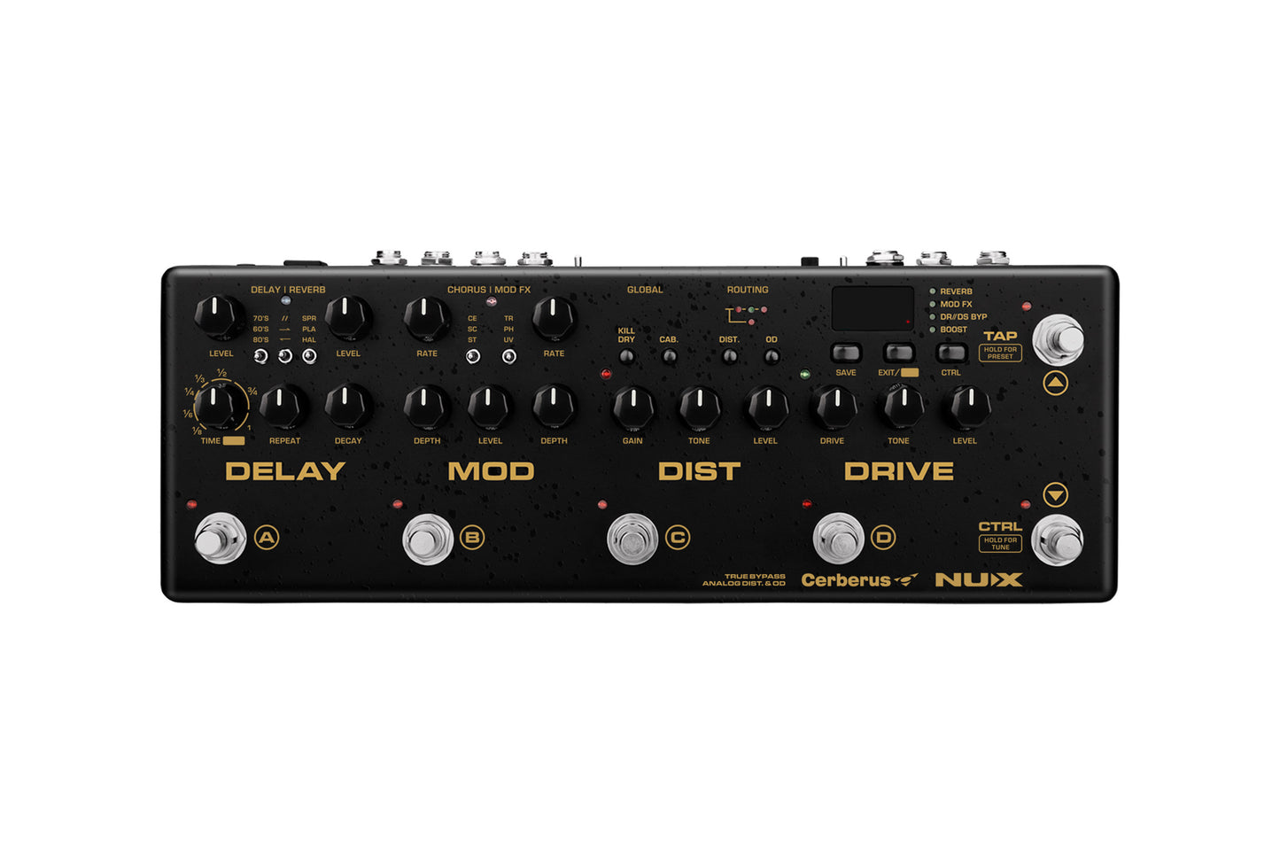 NUX Cerberus Integrated Effects & Controller Multi-Function Effect Pedal