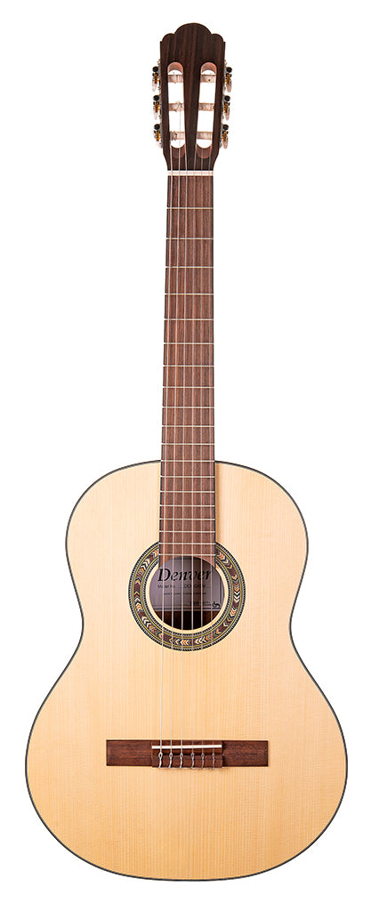 Denver Classical Solid Spruce Nylon String Guitar DEN-C4SM