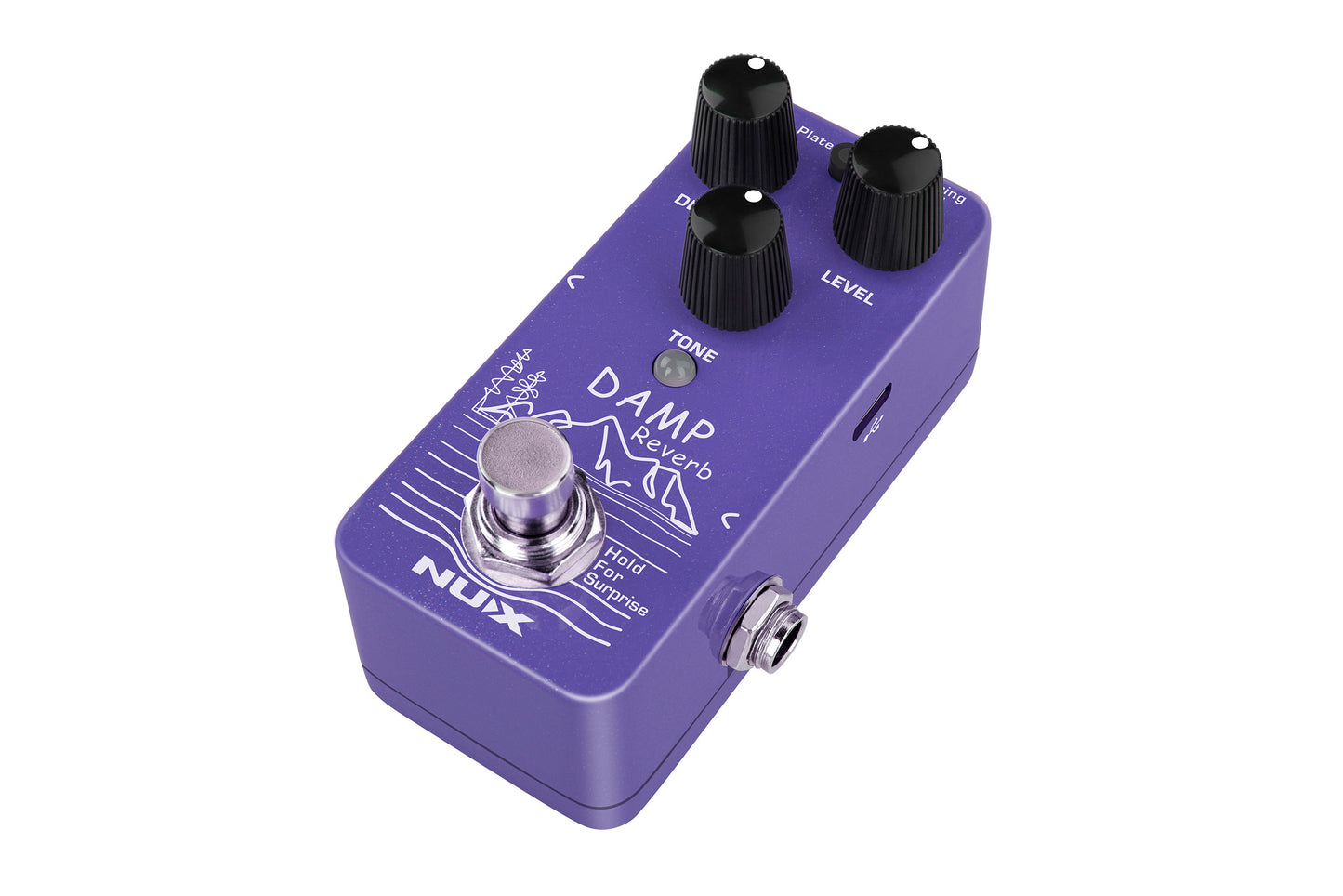 NUX NRV-3 Damp Mini Pedal With Three Classic Reverb Models Effects Pedal