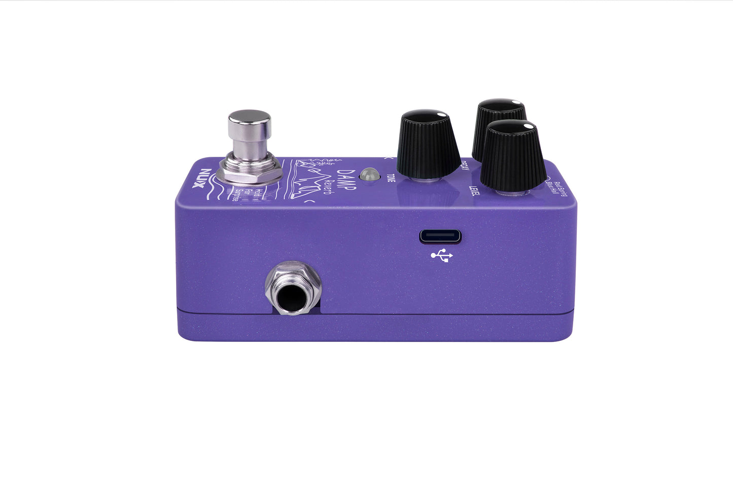 NUX NRV-3 Damp Mini Pedal With Three Classic Reverb Models Effects Pedal