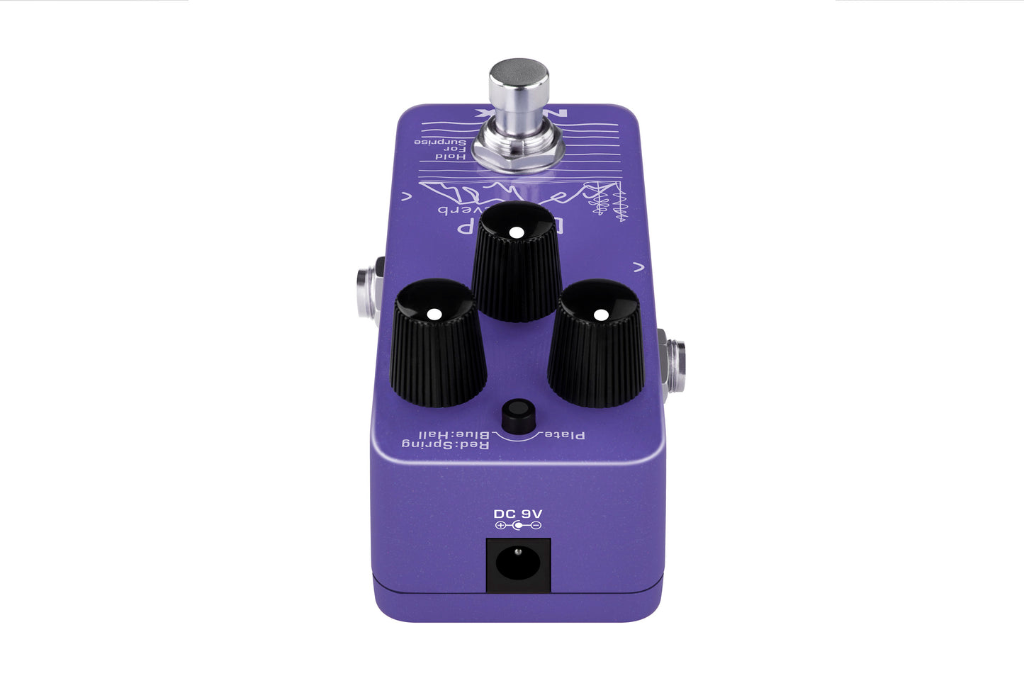 NUX NRV-3 Damp Mini Pedal With Three Classic Reverb Models Effects Pedal