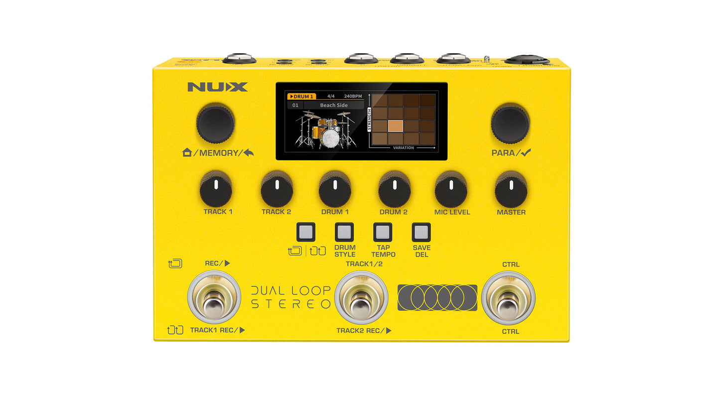 NuX Dual Loop Stereo Effects Pedal DUAL-LOOP-STEREO