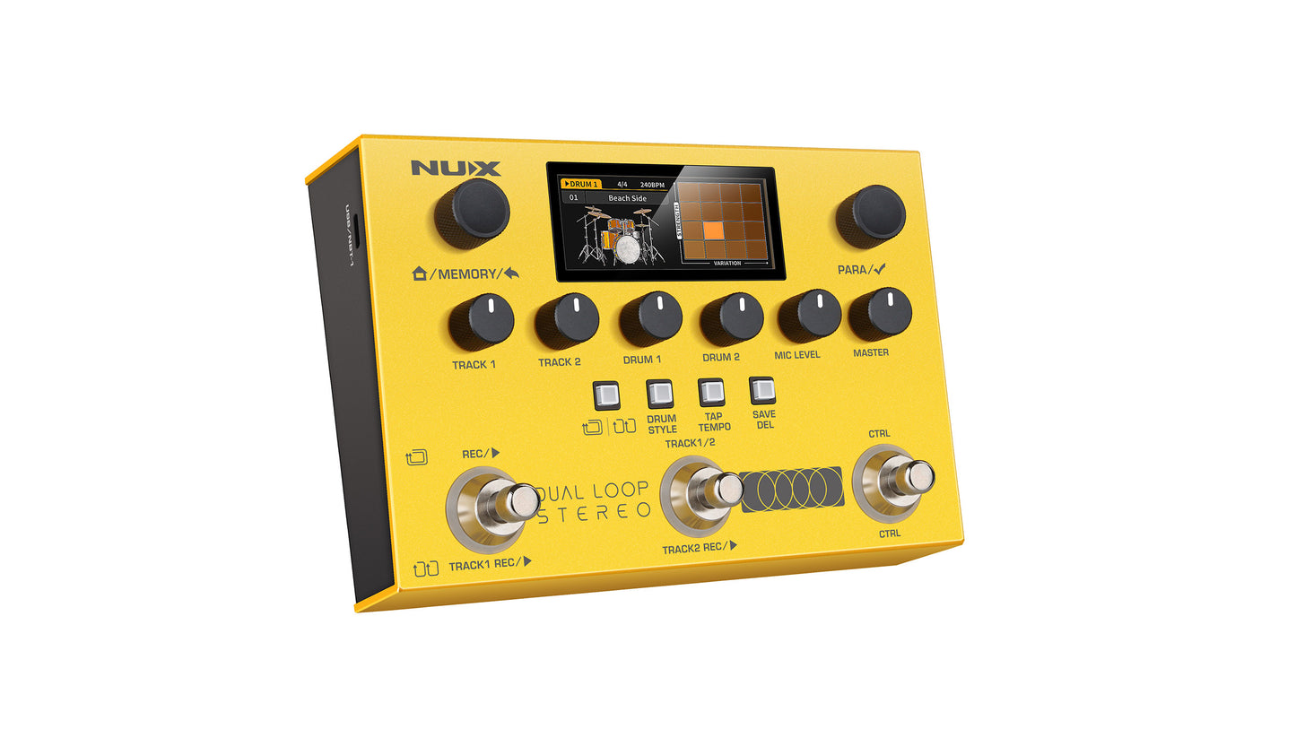 NuX Dual Loop Stereo Effects Pedal DUAL-LOOP-STEREO