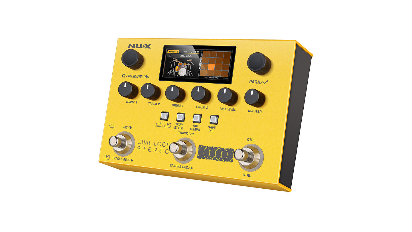 NuX Dual Loop Stereo Effects Pedal DUAL-LOOP-STEREO