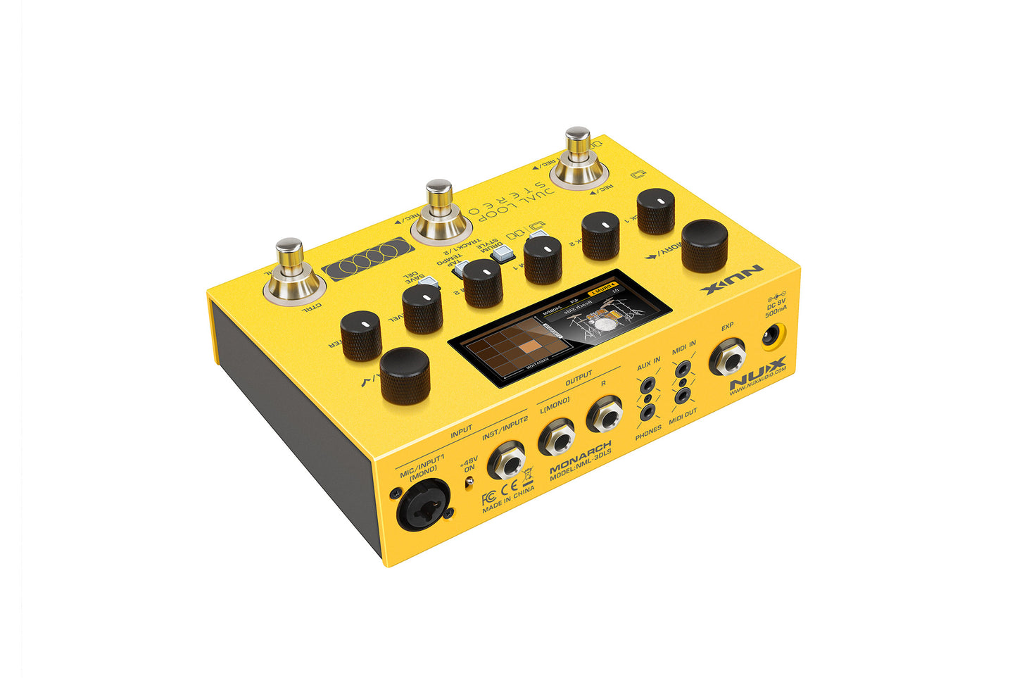 NuX Dual Loop Stereo Effects Pedal DUAL-LOOP-STEREO