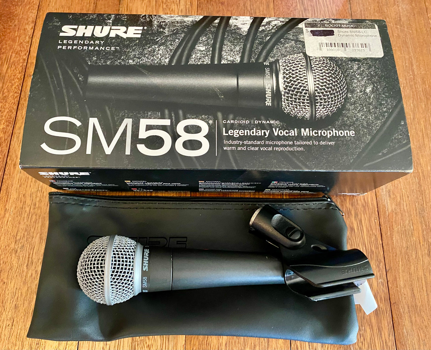 Shure SM58 Unidirectional/Cardioid Dynamic Microphone - Used