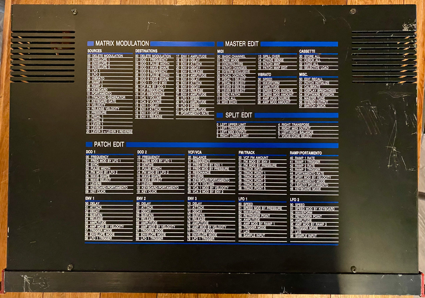 Vintage Oberheim Matrix 6R Rack Mount Synthesizer - Used