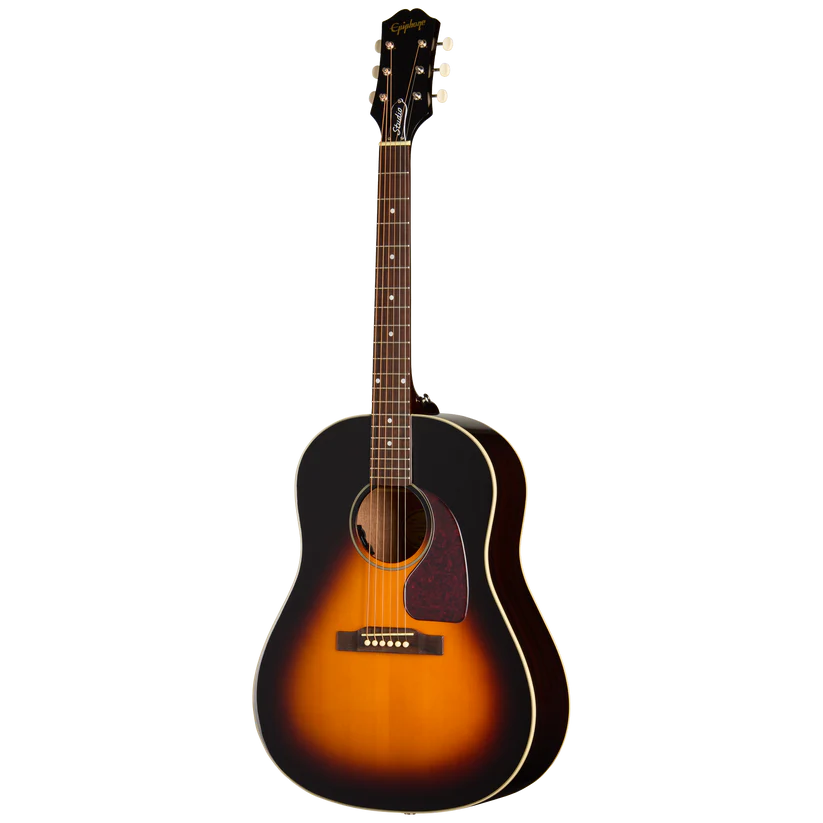 Epiphone J-45 Studio Acoustic/Electric Guitar with Gig bag - Vintage Sunburst EAS45VSNH