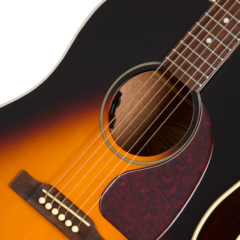 Epiphone J-45 Studio Acoustic/Electric Guitar with Gig bag - Vintage Sunburst EAS45VSNH