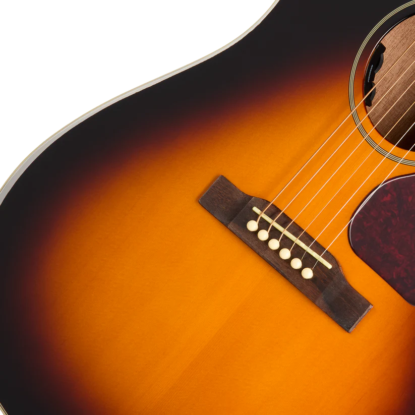 Epiphone J-45 Studio Acoustic/Electric Guitar with Gig bag - Vintage Sunburst EAS45VSNH