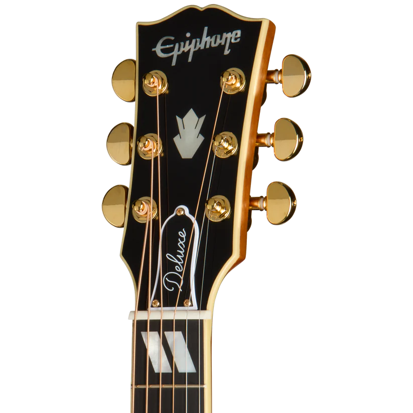 Epiphone Hummingbird Deluxe EC Acoustic/Electric Guitar with Case