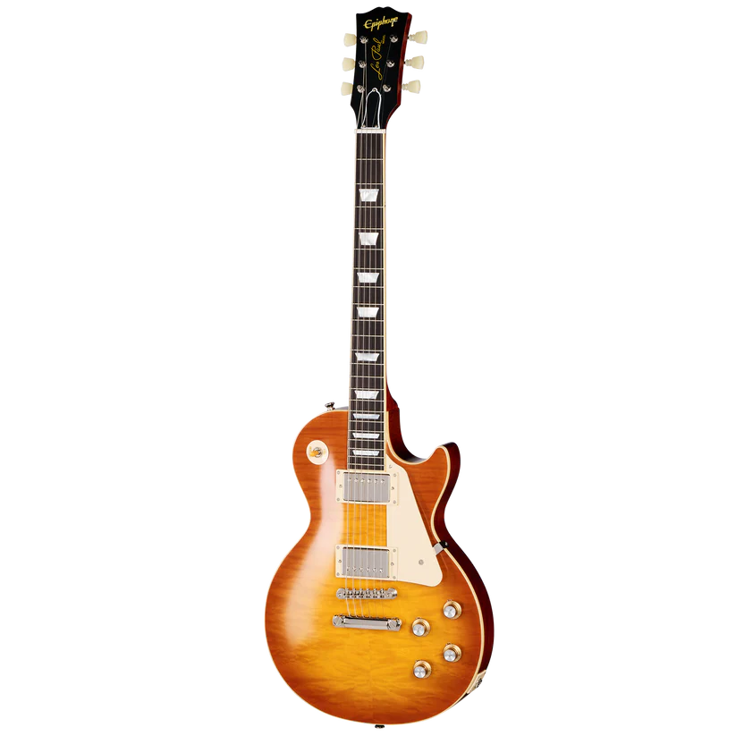 Epiphone 1960 Les Paul Standard Reissue Electric Guitar with Hardshell Case - Iced Tea Burst ECLPR0ITNH