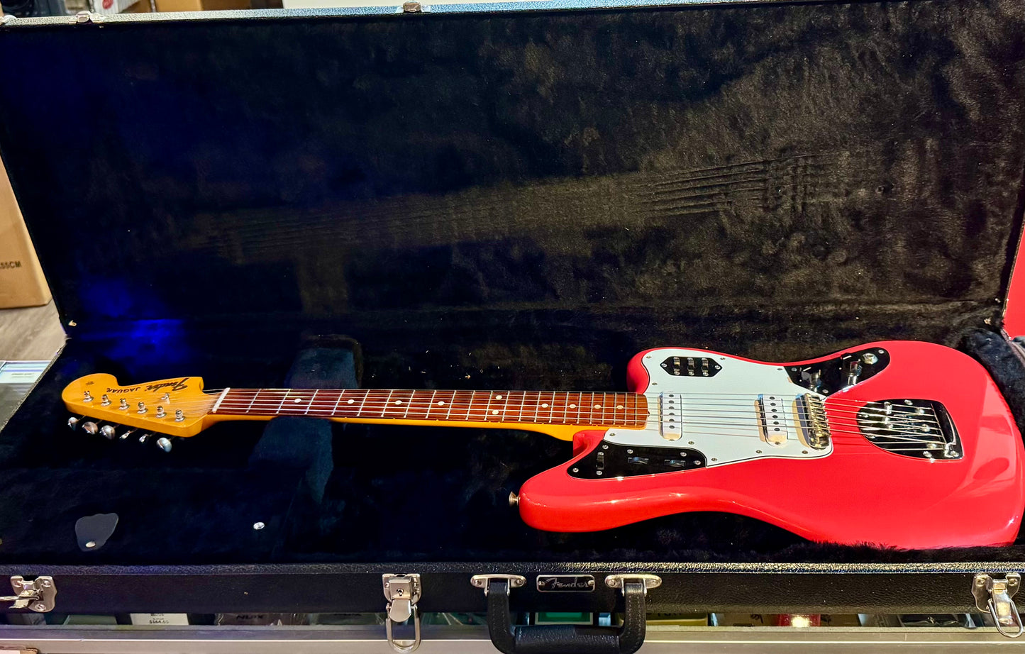 2018 Fender Classic 60S Jaguar Lacquer Fiesta Red