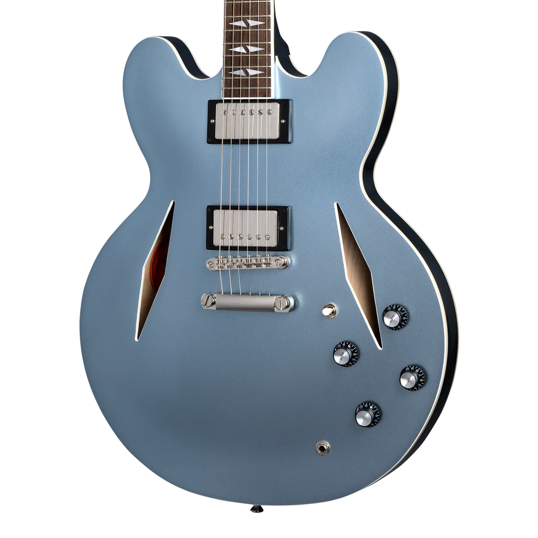 Epiphone Dave Grohl DG-335 Electric Guitar with Hardshell Case - Pelham Blue EIGCDG335PE