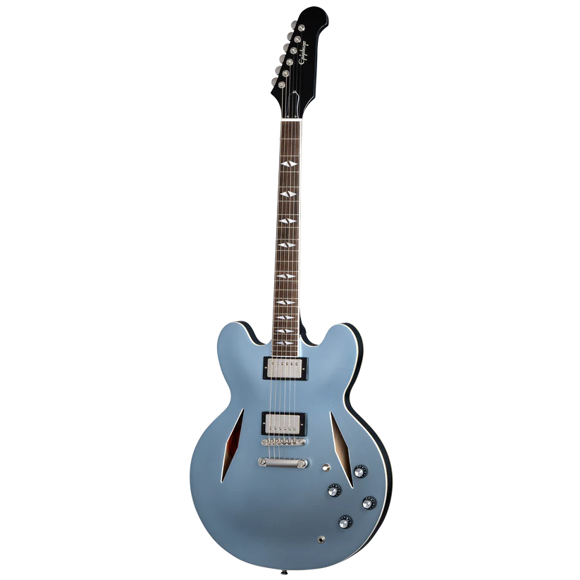 Epiphone Dave Grohl DG-335 Electric Guitar with Hardshell Case - Pelham Blue EIGCDG335PE