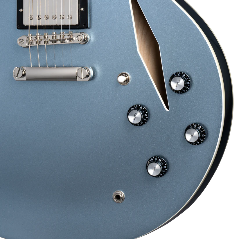 Epiphone Dave Grohl DG-335 Electric Guitar with Hardshell Case - Pelham Blue EIGCDG335PE