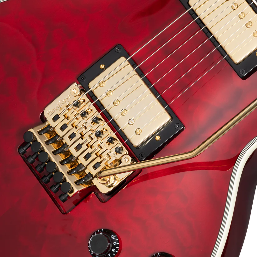 Epiphone Alex Lifeson Les Paul Axcess Quilt - Ruby Red EILPXALRUBGF