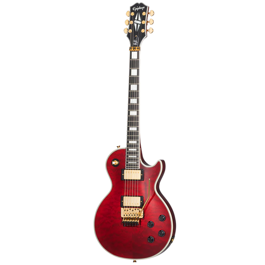 Epiphone Alex Lifeson Les Paul Axcess Quilt - Ruby Red EILPXALRUBGF