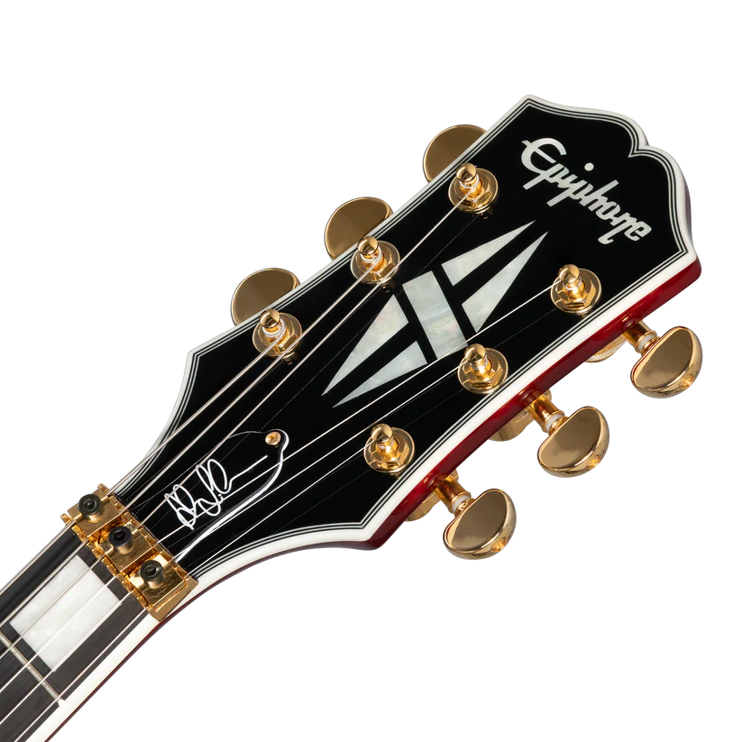 Epiphone Alex Lifeson Les Paul Axcess Quilt - Ruby Red EILPXALRUBGF