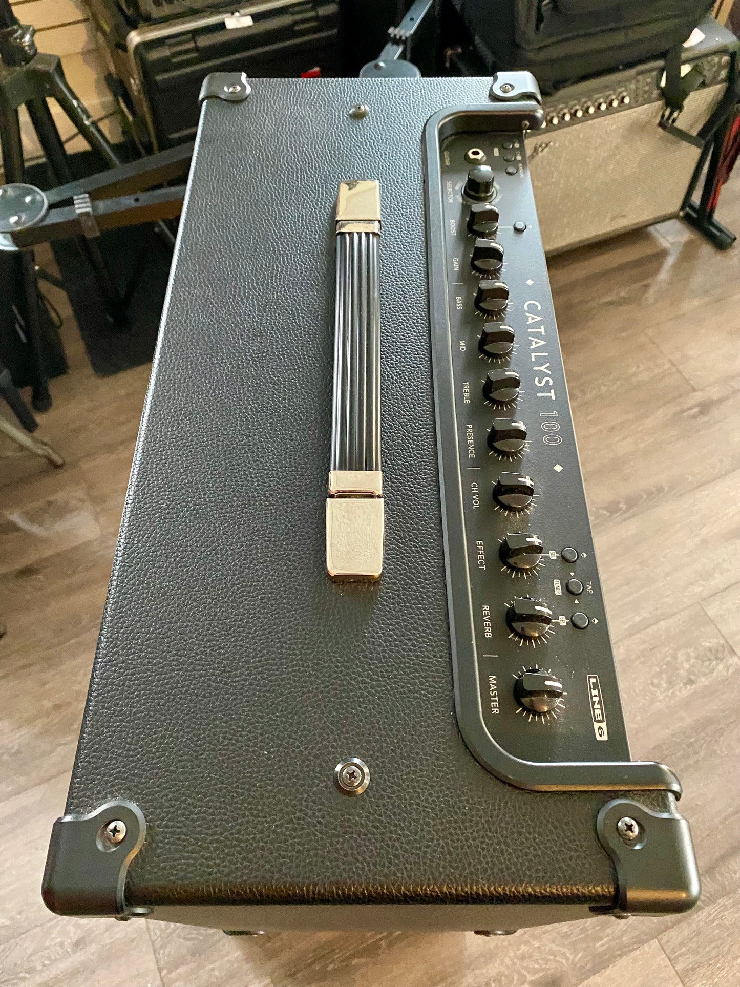 Line 6 Catalyst 100 Electric Guitar Amplifier & LFS2 Pedal Used