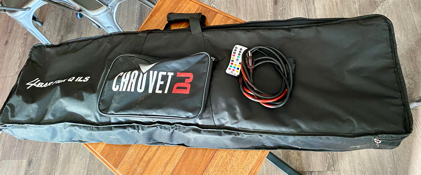 Chauvet DJ 4Bar Flex Q ILS - Complete RGBA LED Wash Lighting System with Stand -Used