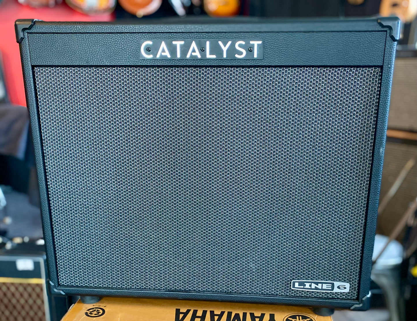 Line 6 Catalyst 100 Electric Guitar Amplifier & LFS2 Pedal Used