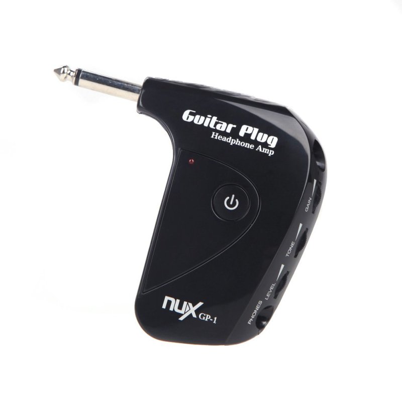 NUX GP-1 Compact Portable Guitar Mini Headphone Amp w/Built-in Distortion Effect